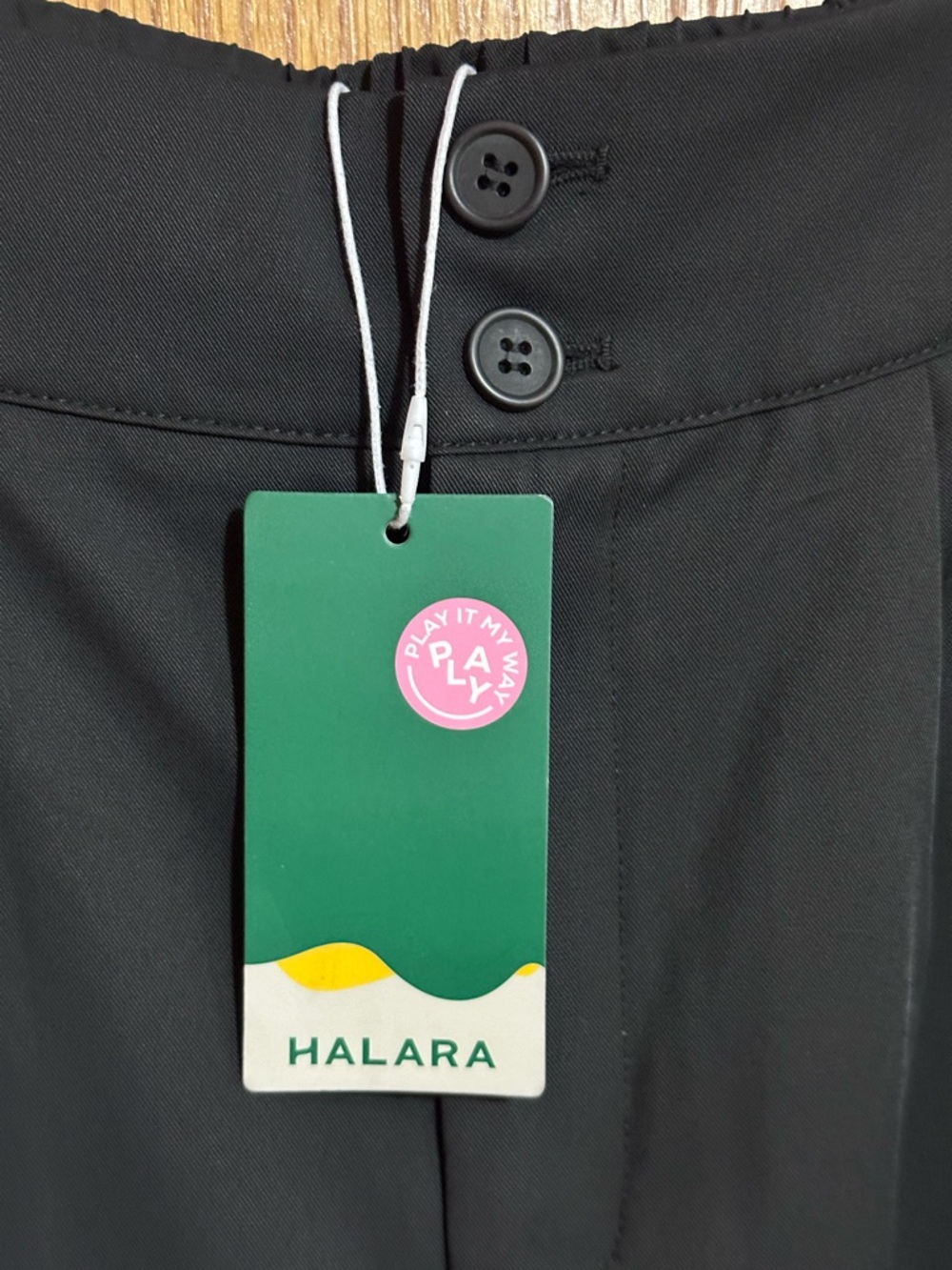 Halara Women's Black Straight-Leg Pants - Picture 2 of 9